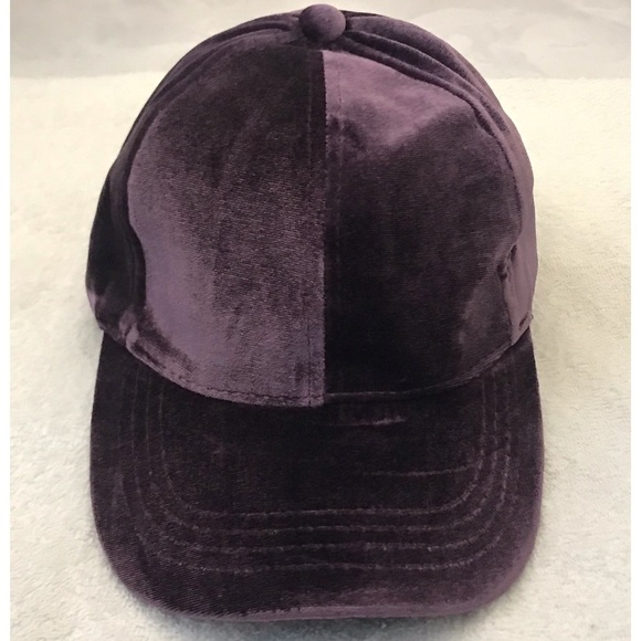 C.C Exclusives Women's Adjustable Purple Velvet Designer Hat - Picture 1 of 11